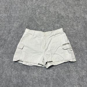 B.U.M Equipment‎ Women's Cut Off Cargo Shorts Size 11/12 White Light Wash Shorts